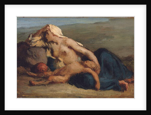 Hagar and Ishmael by Jean-Francois Millet
