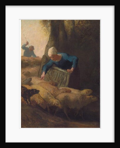 Counting the Flock, 1847-49 by Jean-Francois Millet