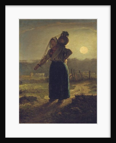 Norman milkmaid, 1853-54 by Jean-Francois Millet