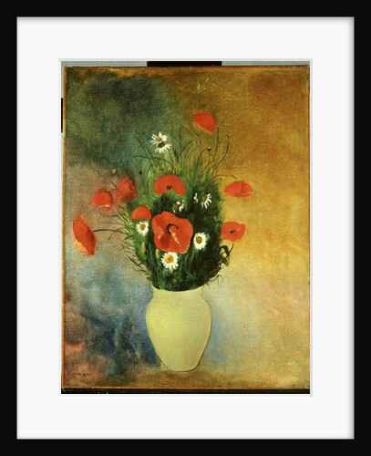 Poppies and Daisies, c.1913 by Odilon Redon