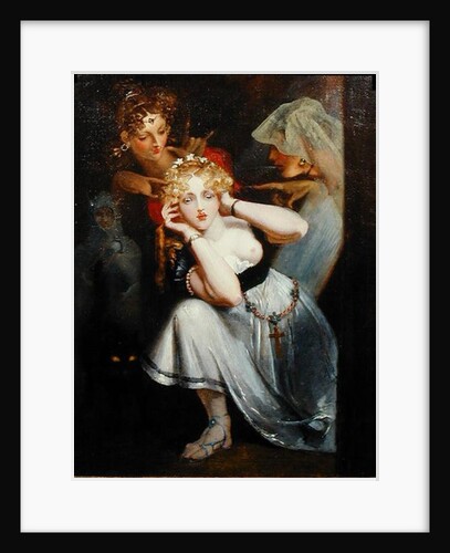Bertalda Frightened by Apparitions by Theodor M. von Holst