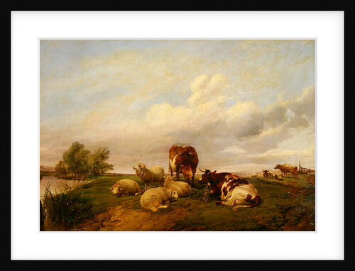 On Canterbury Meadows, 1861 by Thomas Sidney Cooper