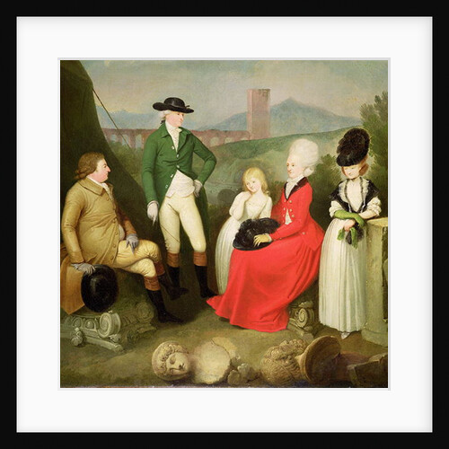 Group Portrait of Aubrey, 2nd Baron Vere of Harmsworth and family by Franciszek Smuglewicz