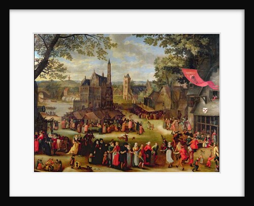 A Flemish Fair by Isaac Claesz Swanenburgh