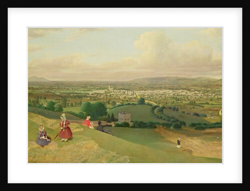 Cheltenham from Leckhampton Hill, c.1840 by English School