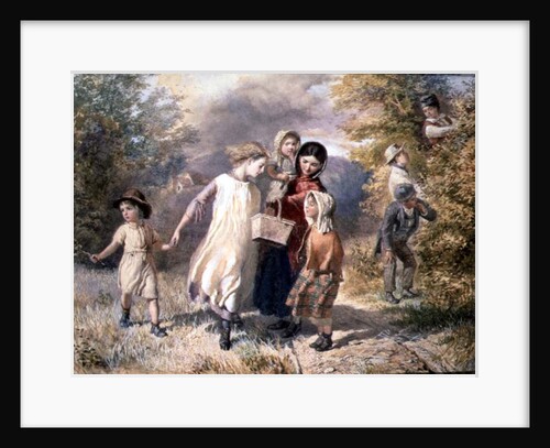 Blackberrying, 1860 by Frederick Walker