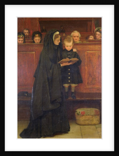 In Church, 1869 by Claude Andrew Calthrop