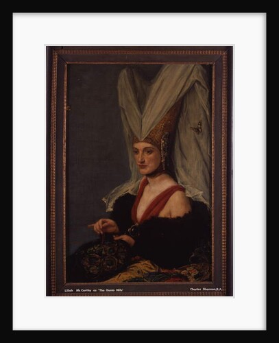 Lillah McCarthy as 'The Dumb Wife', 1922 by Charles Haslewood Shannon