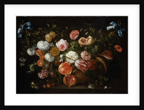 A Garland of Flowers by Jan Davidsz. de Heem