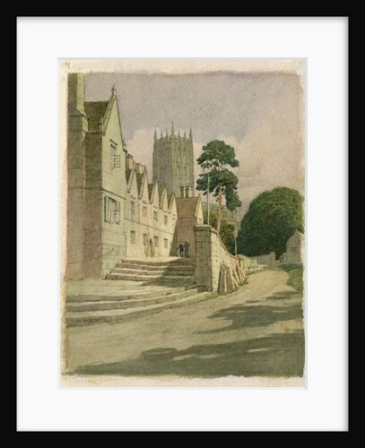 The Almshouses, Campden, 1907 by Frederick Landseer Maur Griggs
