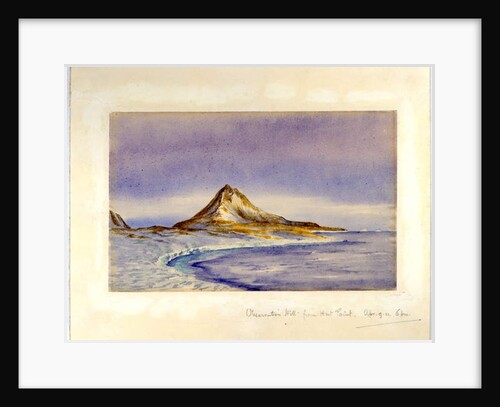 Observation Hill from Hut Point, 1911 by Edward Adrian Wilson
