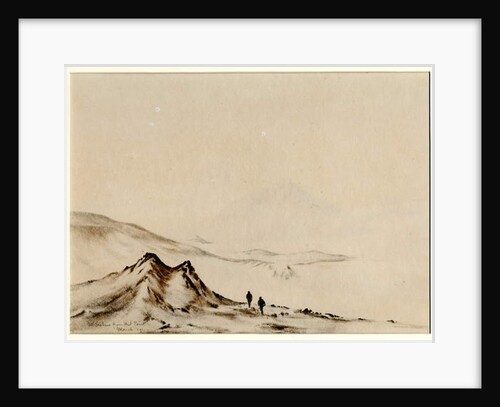 Mount Erebus from Hut Point, 1901-04 by Edward Adrian Wilson