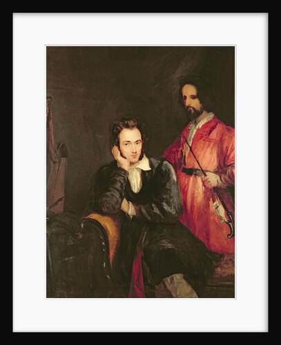 Portrait of Gustavus von Holst with his brother Theodore by Theodor M. von Holst