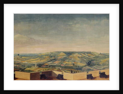 Extensive Landscape seen from Rodborough Fort, c.1764 by English School