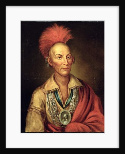 Portrait of Black Hawk by Homer Henderson c.1870 by Charles Bird King