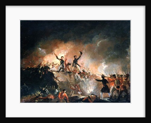 Repulsion of the British at Fort Erie, 15th August 1814, 1840 by E. C. Watmough