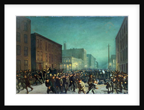 The Haymarket Riots, Chicago 1st May 1866, c.1886 by American School