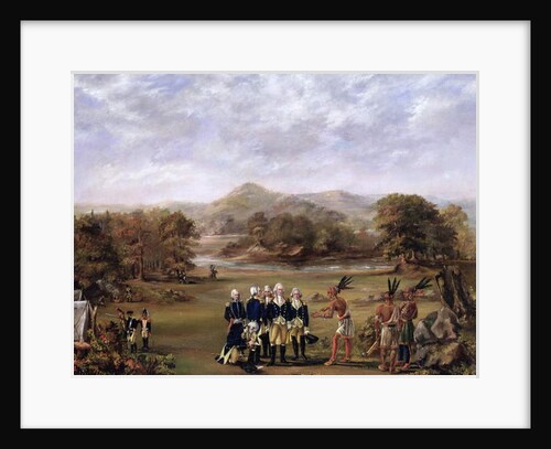 The Treaty of Greenville on 3rd August 1795, 1805 by American School