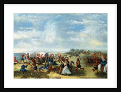 The Fort Dearborn Massacre on the 15th August, 1812 by Samuel Page