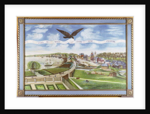 View of New Orleans from the Plantation of Marigny, 1803 by J. L. Bouquet de Woiseri