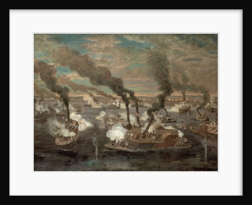 Great Naval Battle of Memphis, Tennessee on 6th June, 1862 by Alexander Simplot