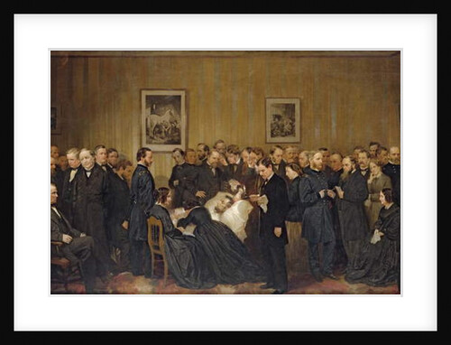 The Death of Lincoln, 1868 by Alonzo Chappel