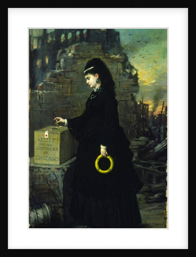 Relief for the Sufferers of Chicago, 1872 by Jules Emile Saintin