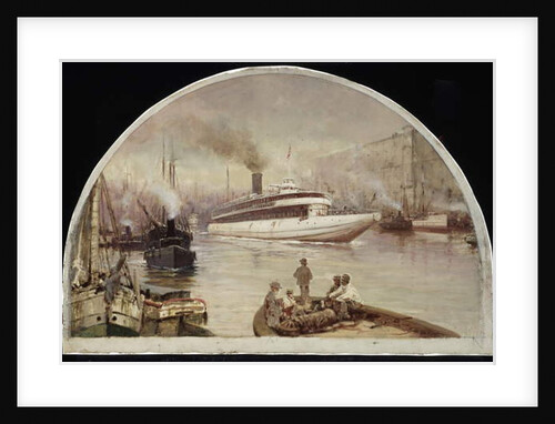 The Chicago River at Lake Street Bridge, 1900 by Lawrence Carmichael Earle