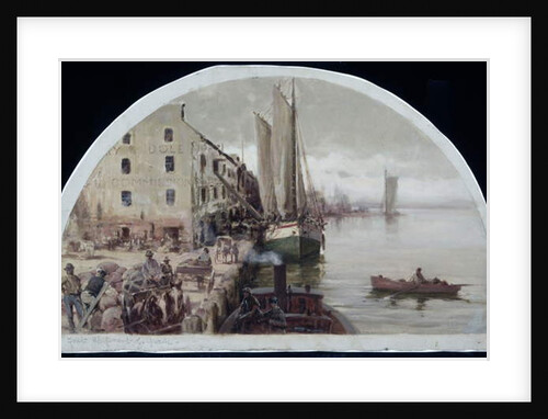 The First Grain Elevator in Chicago, 1838, 1900 by Lawrence Carmichael Earle