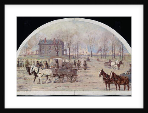 The Ogden Residence after the Fire of 1871, 1900 by Lawrence Carmichael Earle