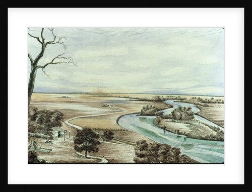 Tavern on the Illinois River, 1842 by Henry Francis Ainslie