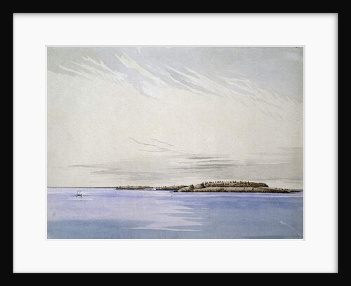 Old Mackinaw, with the French Fort, 1842 by Henry Francis Ainslie