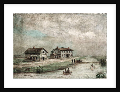 The First US Post Office in Chicago, 1893 by Sarah E. Melendy-Westcott