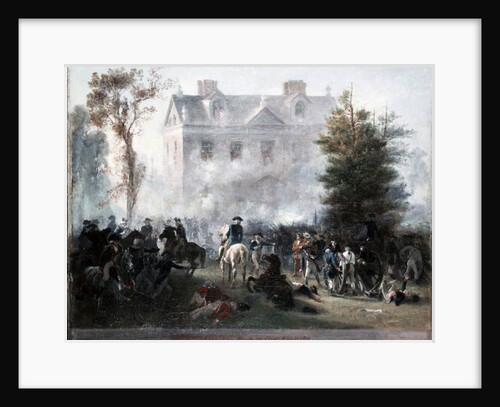 Battle of Germantown, Attack on Judge Chew's House, 1860 by Alonzo Chappel
