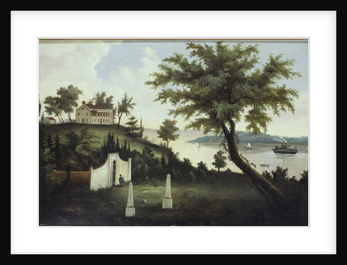 Mount Vernon, home of George Washington, on the Potomac River, c.1860 by American School