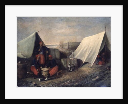 Chicago zouaves in camp by American School