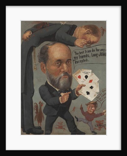 Caricature of Charles Benjamin Farwell, 1885-90 by Richard William Wallis