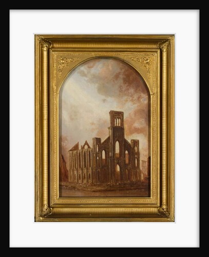 Saint Paul's Universalist Church after the Chicago Fire of 1871, 1872 by Daniel Folger Bigelow