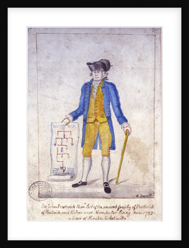 Sir John Prestwich, c.1793 by Thomas Barritt
