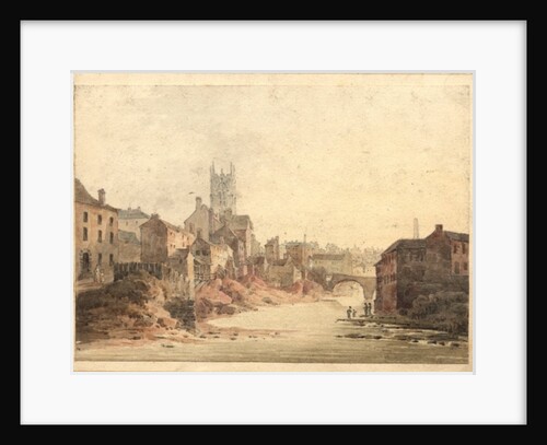 View of the River Irwell, Manchester, c.1820-30 by English School