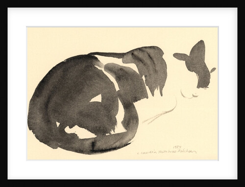 Sleeping cat, 1984 by Claudia Hutchins-Puechavy