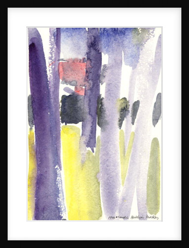 Trees in a garden, 1997 by Claudia Hutchins-Puechavy