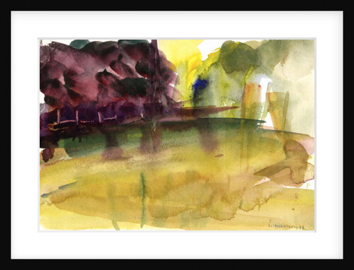 Parc in Normandy, 1992 by Claudia Hutchins-Puechavy