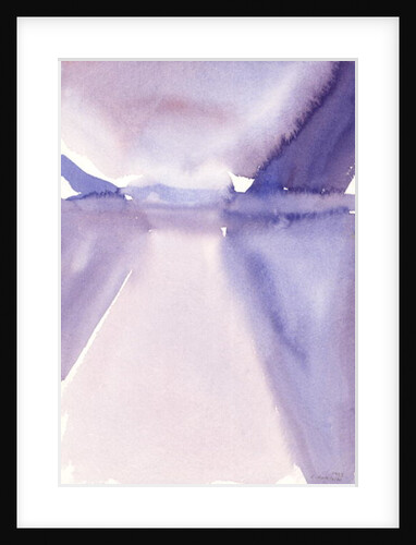 Mountain lake, 1993 by Claudia Hutchins-Puechavy