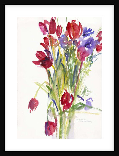 Tulips, 1999 by Claudia Hutchins-Puechavy