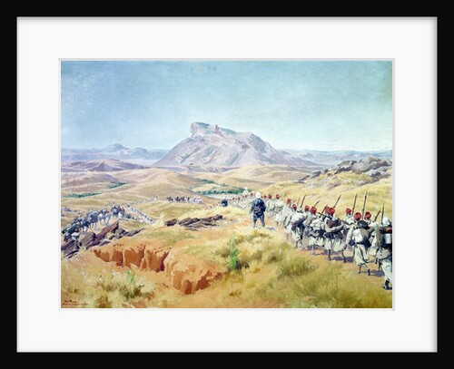 The Taking of Andriba Peak, Madagascar, 15th september 1895 by Louis Tinayre