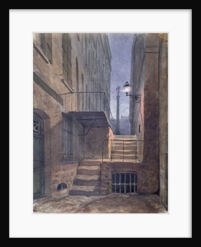 Rue de la Vieille Lanterne, where Gerard de Nerval hung himself, 25th January 1855 by French School