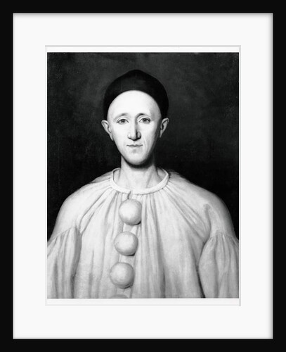 Portrait of Jean Charles Deburau as Pierrot by French School