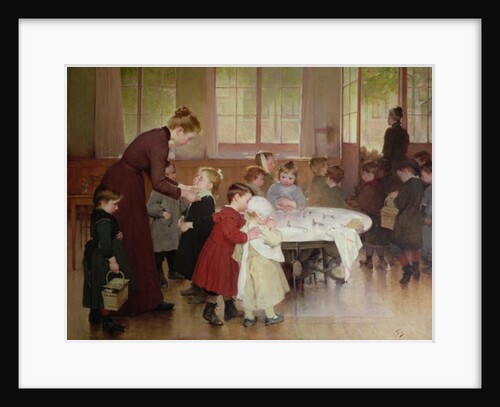Nursery school, 1898 by Henri Jules Jean Geoffroy