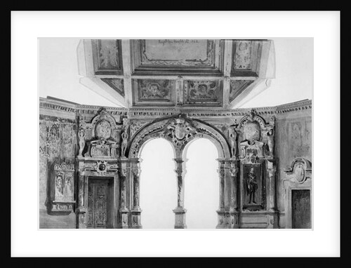 Set design for 'Ruy Blas' by Victor Hugo, revival atdthe Comedie Francaise in 1879 by A. Devred